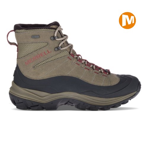 Merrell Thermo Chill Mid Shell Waterproof Winterstiefel Herren HellBraun [DE-AEOPH]